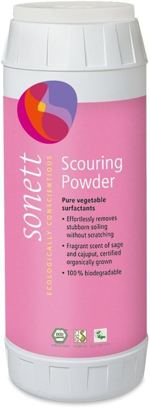 Sonett Organic Biodegradable Scouring Powder (Scouring Powder, 1 Count) Certified Organically Grown