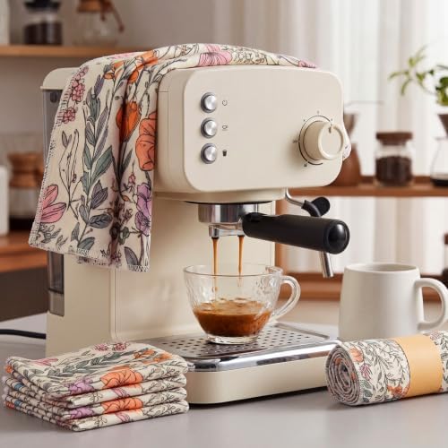 36 Pack Reusable Kitchen Cloths Cotton Towels, Cute Wildflower - Image 3