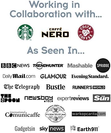 Circular&Co. NOW- World's First Reusable Coffee Cup Made from Recycled Paper Cups, Cosmic Black (12oz) - Image 4