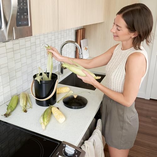 Beautiful Kitchen Compost Bin with Smell Proof Lid for Your Countertop - Image 2