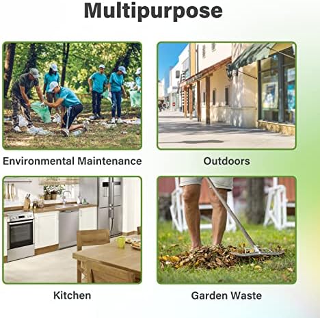 Compost Bags 8 Gallons 30Liter Extra Thick 0.87 Mils Food scrap waste bags with US BPI ASTM D6400 and Europe OK Compost Home Certified - Image 6