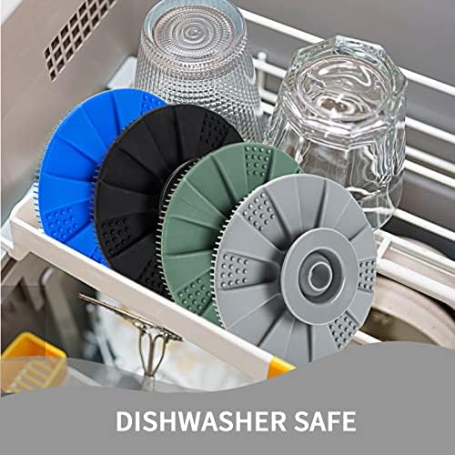 Silicone Dish Scrubber, Non-Scratch Scrub Spong for Washing Dish, Pot, Pan - Image 5