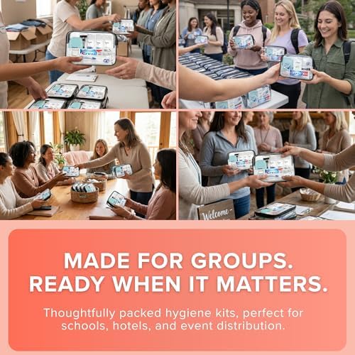 5 Pack Women’s Travel Hygiene Kits – 12-Piece Premium Brand-Name Toiletries - Image 7