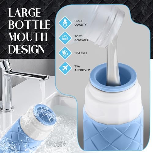 Silevoler Travel Bottles for Toiletries, TSA-Approved Travel Size Container - Image 6