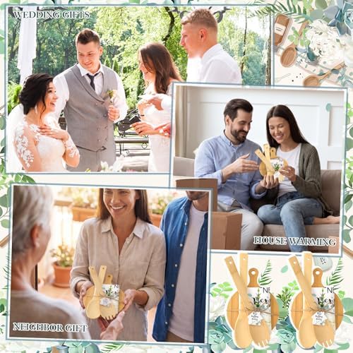 Geelin 31 Pcs Housewarming Gift Set, Round Cutting Board Towels - Image 5