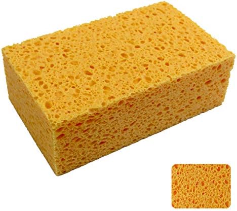 1 PCS x JK SP-T50 Large Sponge, Cleaning Sponges, Boat Bail Sponge, Handy Sponges, Cellulose Sponges, Natural Sponges, Commercial Sponges, Car Washing Sponge, Eco Friendly Sponge (6.5" x 4.0" x 2.0") by JK%C2%AE