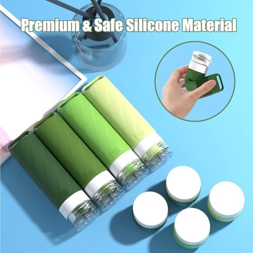 Travel Toiletry Containers 26Pcs Silicone Leakproof TSA Approved Set - Image 4