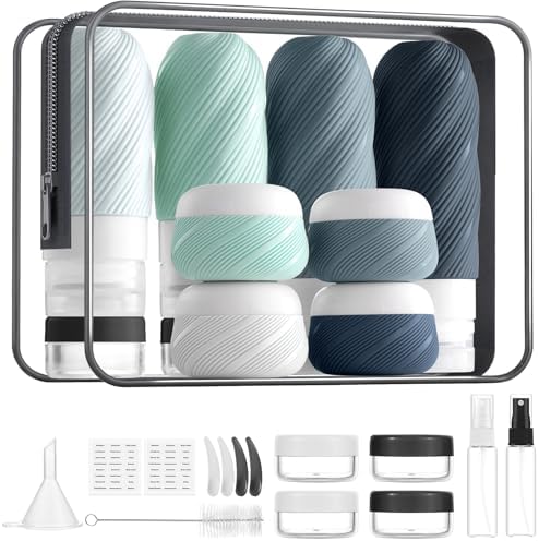 LitBear 23 Pack TSA Approved Travel Bottles for Toiletries, Leak Proof by LitBear