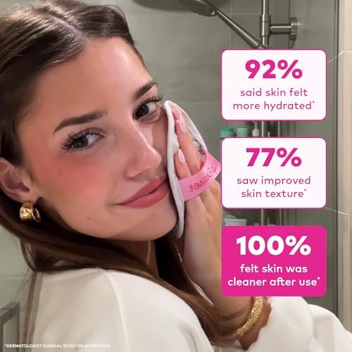 The Original Makeup Eraser 7-Day Set, Erase All Makeup with Just Water, Including Waterproof Mascara, Eyeliner, Foundation, Lipstick, Sunscreen, and More! Garden Fairies, 7ct. - Image 5