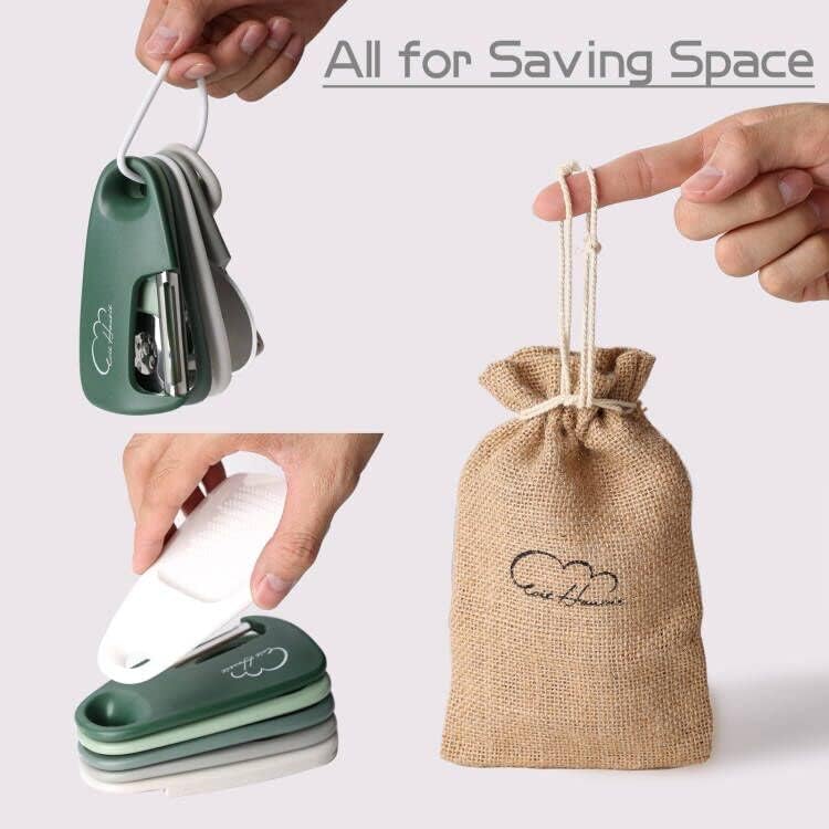 Kitchen Gadgets 6 Piece Set, Camping Cooking Utensils, Green - Image 6