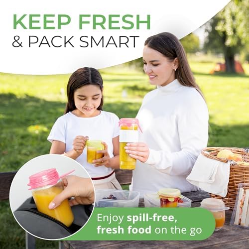 Orblue Silicone Stretch Lids 6-Pack Small for Fresh Food Storage - Seal in Flavors, Keep Food Fresh and Reduce Waste Pink - Image 6