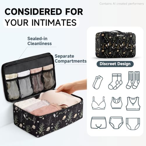 OlarHike 9 Set Packing Cubes for Travel,Gifts for Women Mom,Anti-Tearing Suitcase Organizer,with Over 1000 pcs Mesh Holes,Vacation Essentials & Accessories for Cruise Ship - Image 5