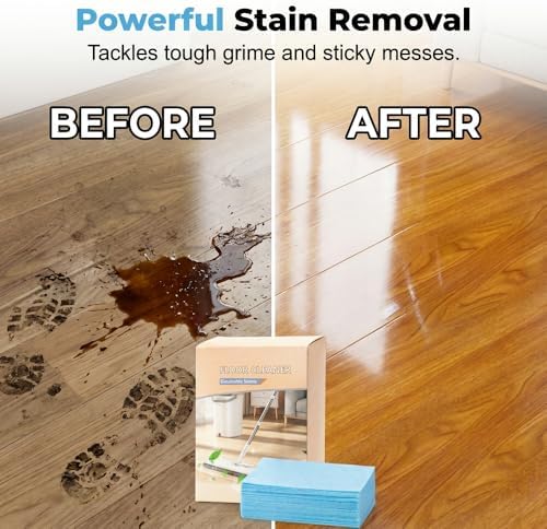 Floor Cleaning Tablets Multi-Surface Cleaner, Floor Cleaner Sheets for Mopping, Fast Dissolvable, Ease Effective Deep Clean Stains and Odors, Pet Safe, Keep it Fresh and Clean (2 Set) - Image 3