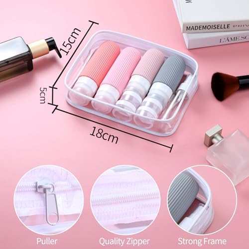 Mrsdry 16 Pack Travel Bottles Set, TSA Approved Leak Proof Silicone Squeezable Containers for Toiletries, Refillable Travel Accessories for Conditioner, Shampoo, Lotion & Body Wash Accessories - Image 5