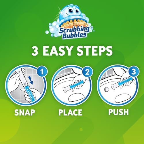 Scrubbing Bubbles Fresh Gel Toilet Bowl Cleaner, Rainshower, 6 Count 2-Pack - Image 6