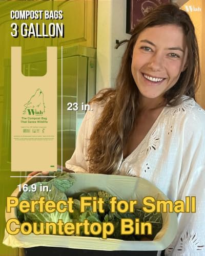 Small Compost Bags for Countertop Bin - Extra Strong Compostable 3 Gallon - Image 5