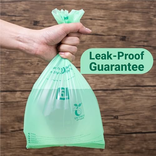 1.6 Gallon Compost Bags Small Compostable Trash Bags for Countertop Bin - Image 2