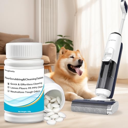 Powerful Floor Cleaning Tablets Compatible With Tineco (200 PCS) 2 Bottle Floor Deep Cleaner Dissolves Fast for Streak-Free Shine on Hardwood, Tile,Suitable With All Robot Vacuums - Image 2