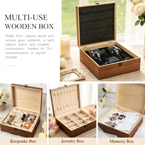 Engagement Gifts for Couples Newly Engaged Gift Ideas Happy Engagement Gifts for Women Bride to Be Gift Box Just Congrats on Engaged Party Present Set for Couples Fiance Future Mrs Him Her Fiancee Men - Image 6