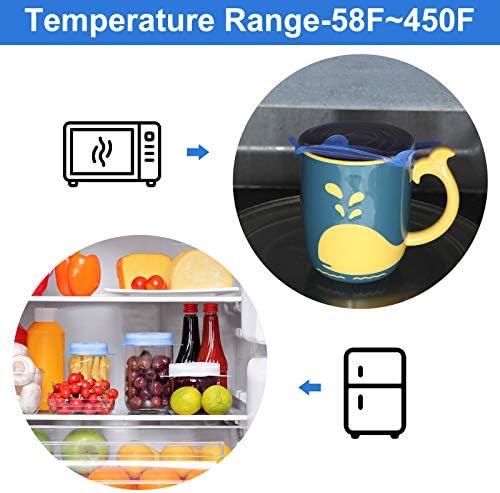 Patelai 24 Pieces Silicone Stretch Can Lids Reusable Expandable Jar Lid Soda Beer Cans Round Elastic Container Food Storage Covers for Mug Cup Small Bowl Fruits Vegetables Storage - Image 4
