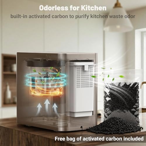 3.2L Electric Kitchen Composter, Smart Odorless, Auto-Cleaning, Low Noise - Image 4