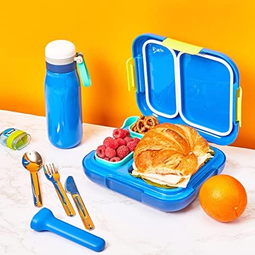ZOKU Kids Pocket Utensil Set, Shark - Stainless Steel Fork, Knife, and Spoon in Case - Portable Design for Travel, School, Picnics, Camping and Outdoor Home Use - Image 5