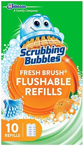 Scrubbing Bubbles Fresh Brush Flushable Cleaner Refills, 10 Count, (1-Pack) by ScrubbingBubbles