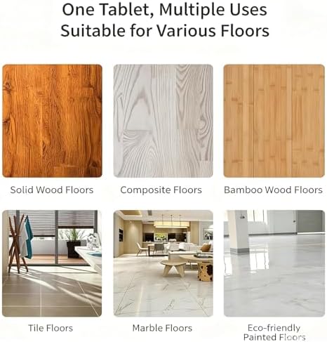 Floor Cleaning Tablets Multi-Surface Cleaner, Dissolvable Mopping Tablets For Deep Cleaning, Stain Removal & Streak-Free Finish For Home Kitchen, Bathroom, Tile, Wood And Laminate Floors (Blue, 30) - Image 5