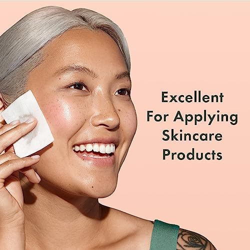 Rael Cotton Pads for Face, Lint-Free Daily Skincare & Makeup Remover 200 Ct - Image 3