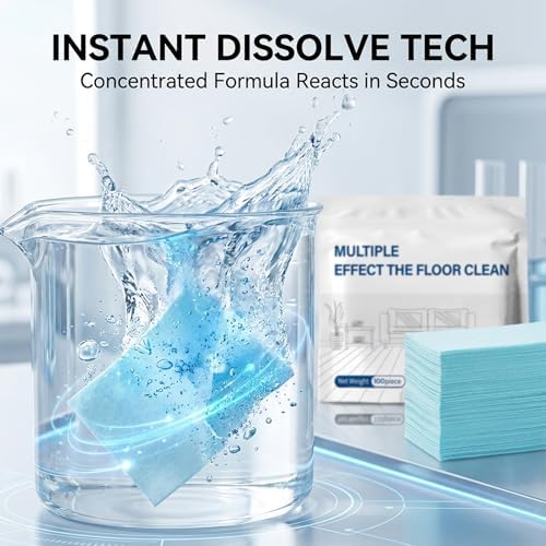 Floor Cleaning Tablets 100PCS- Multi Surface Floor Cleaner Tablets for Mopping (2) - Image 6