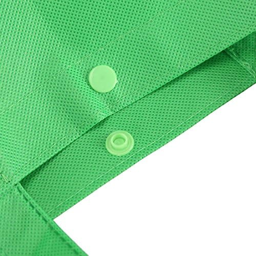 Tosnail 12 Pack Reusable Grocery Bags with Handles, Black, Blue, Green - Image 3