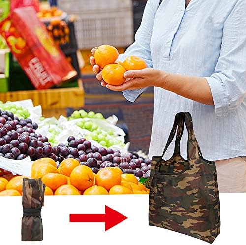 Aricsen Durable Mixed Color Reusable Grocery Bags with Handles, 20 Pack - Image 2