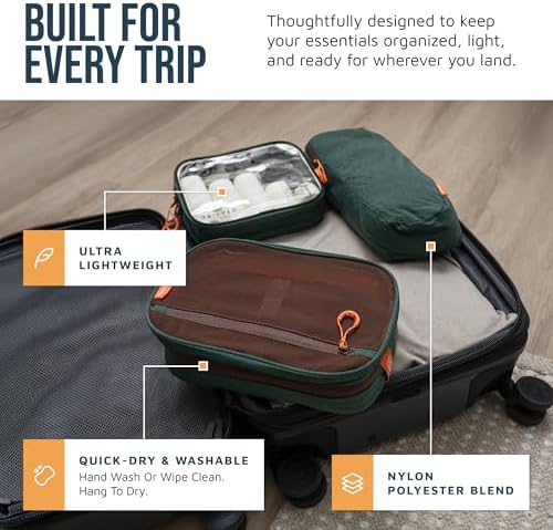 TRIPPED Travel Gear 3-Piece Travel Toiletry Bag Set - Image 2