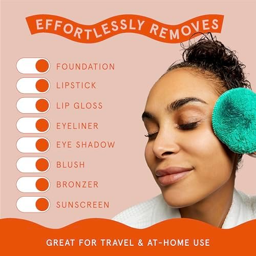 Cleanlogic Exfoliating Dual-Texture Facial Pads - Makeup Remover - 9 Count - Image 5