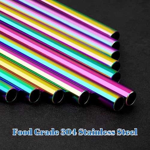 Tomorotec 8PCS Stainless Steel Straws Fit for 40oz Stanley Tumblers - Image 2