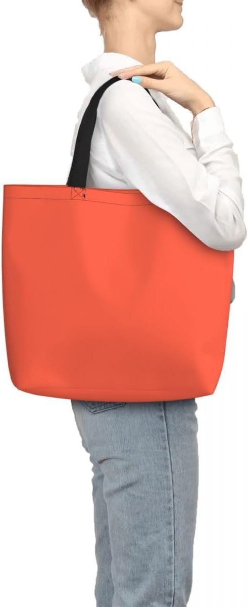 Custom Large Black Tote Bag With Pocket Extra Large Reusable Grocery Bags
