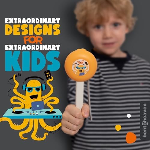 Bentoheaven Kids Utensils Set with Case, Reusable Fork & Spoon, Octopus - Image 5