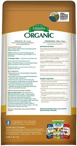 Espoma Organic Compost Starter; All-Natural Composing Aid Helps Break Down Organic Matter to Make Rich Compost for Organic Gardening. 4 lb. Bag; Pack of 1 - Image 2