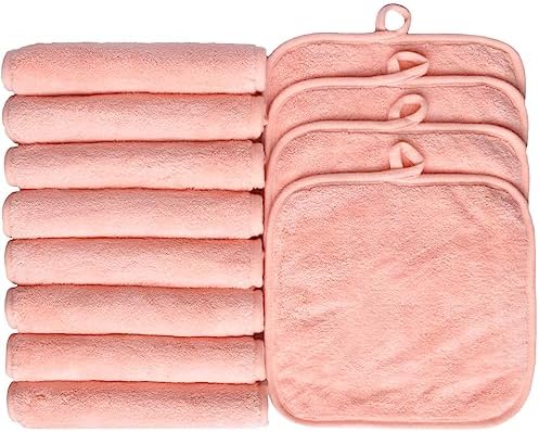Makeup Remover Cloths Face Pads Reusable Microfiber Facial Cleansing Cloths by BloomSesame
