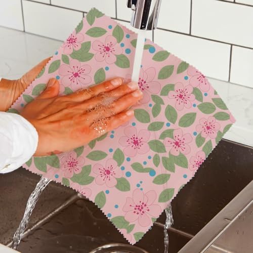 Reusable Beeswax Wraps, Watercolor Floral Wraps, 9 Pack, Sandwich Snack Bowl Bread Cover, Organic Sustainable Zero Waste Plastic-Free Food Storage, 1XL 3M 5S - Image 6