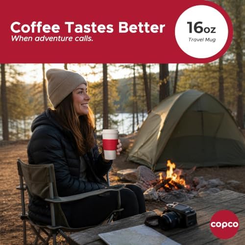 Copco Acadia Travel Mug, 16-Ounce, Cherry Red - Image 7