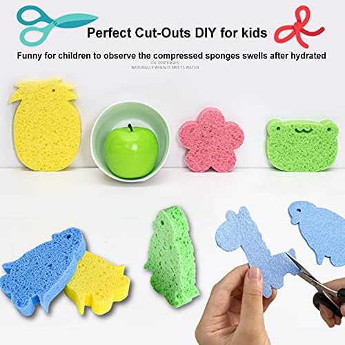 METUUTER Kitchen Sponges 12 Pack Natural Cellulose for Non Scratch Cleaning - Image 4