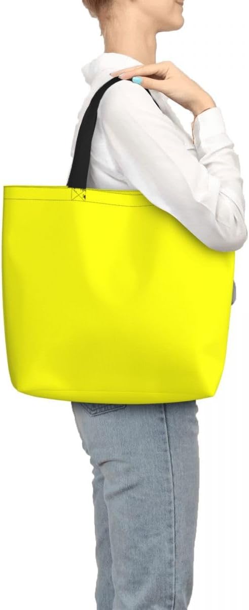 Custom Large Black Tote Bag With Pocket Extra Large Reusable Grocery Bags
