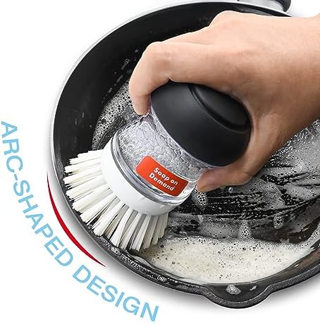 4 Pack Palm Brush Refills for OXO Soap Dispensing Palm Brush - Image 3