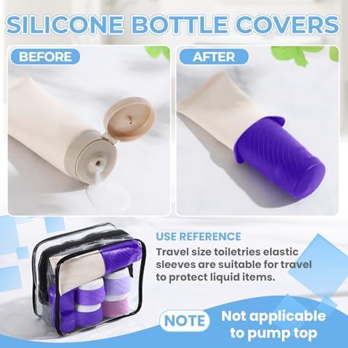 Silevoler 16Pack Travel Bottles for Toiletries, Bottles, Jars, and Covers - Image 6