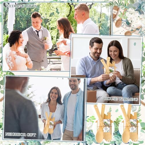 Geelin 31 Pcs Housewarming Gift Set, House Shape Cutting Board Towels - Image 5
