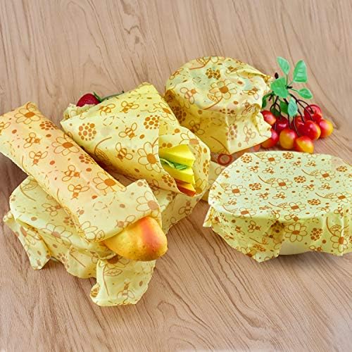 Reusable Beeswax Food Wraps, 13x39 Inch Eco-Friendly Beeswax Wraps for Bread Sustainable Food Storage Wraps Beeswax Paper Roll for Sandwich, Cheese - Image 7