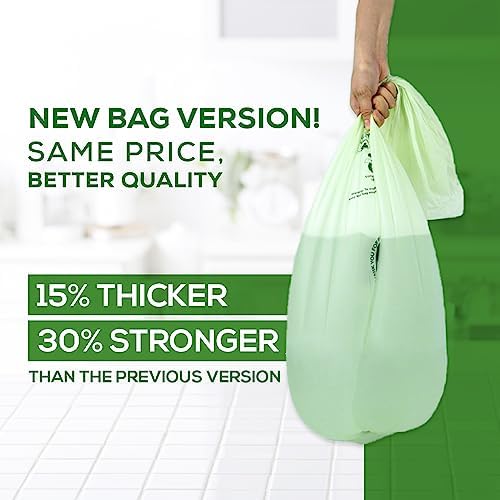ANECO 100% Compostable Trash Bags 13 Gallon, 35 Count - Image 2