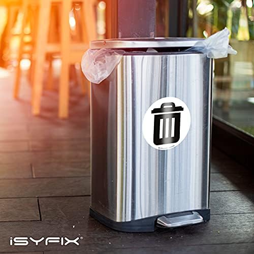 iSYFIX Trash Can Stickers Signs, 6 Pack, 5 inch - Image 5