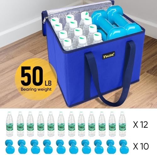 BALEINE 1PK Insulated Reusable Grocery Bag, Heavy Duty Shopping Tote - Image 6